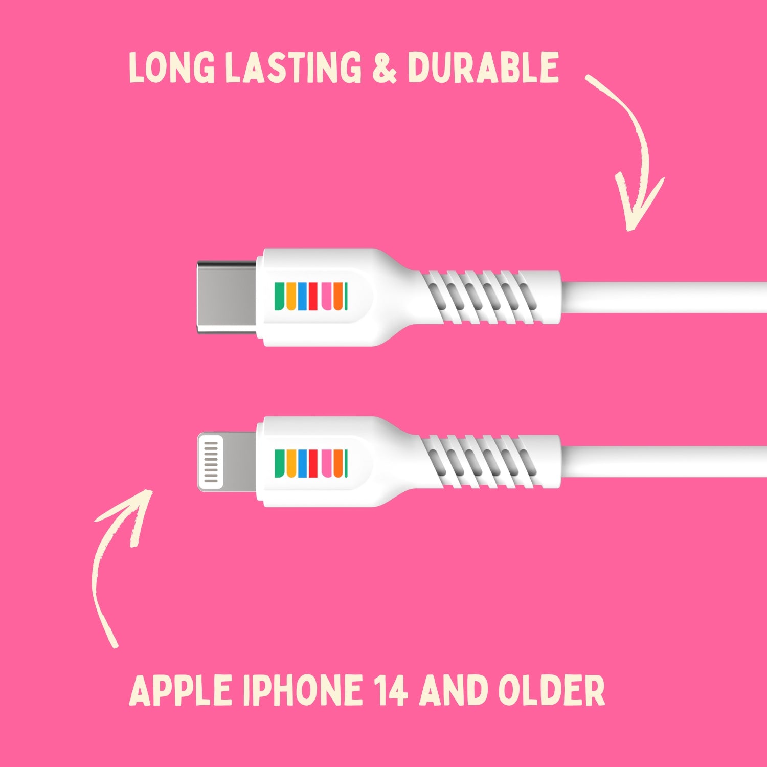 USB-C to Lightning 1m Cable - White